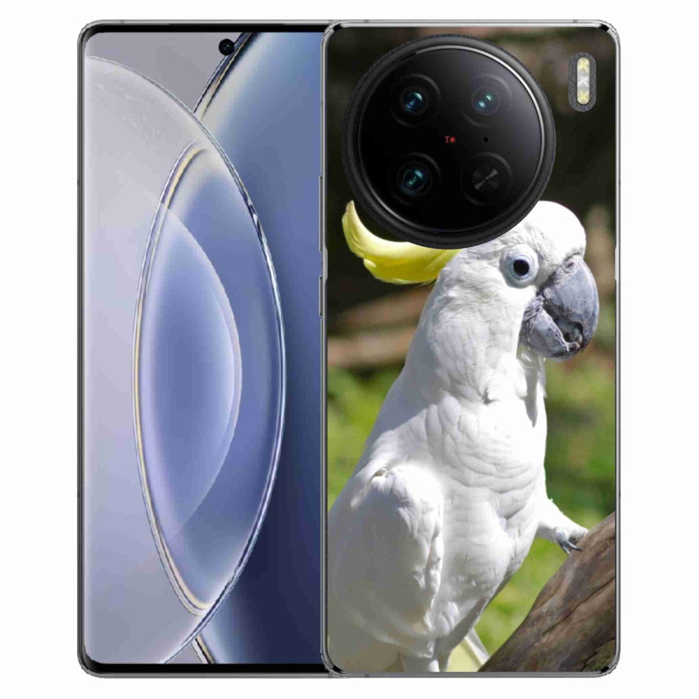 Gelový kryt mmCase na Vivo X90 Pro - papoušek kakadu 2