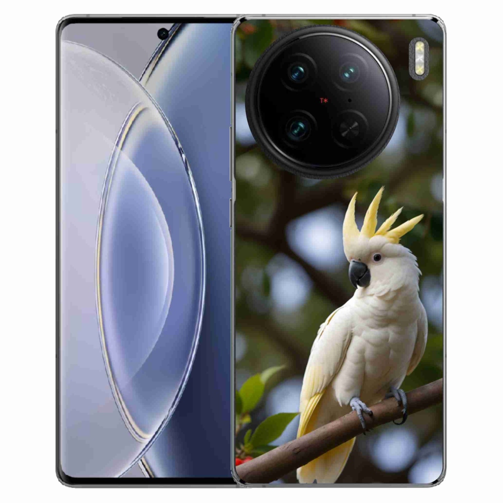 Gelový kryt mmCase na Vivo X90 Pro - papoušek kakadu 3