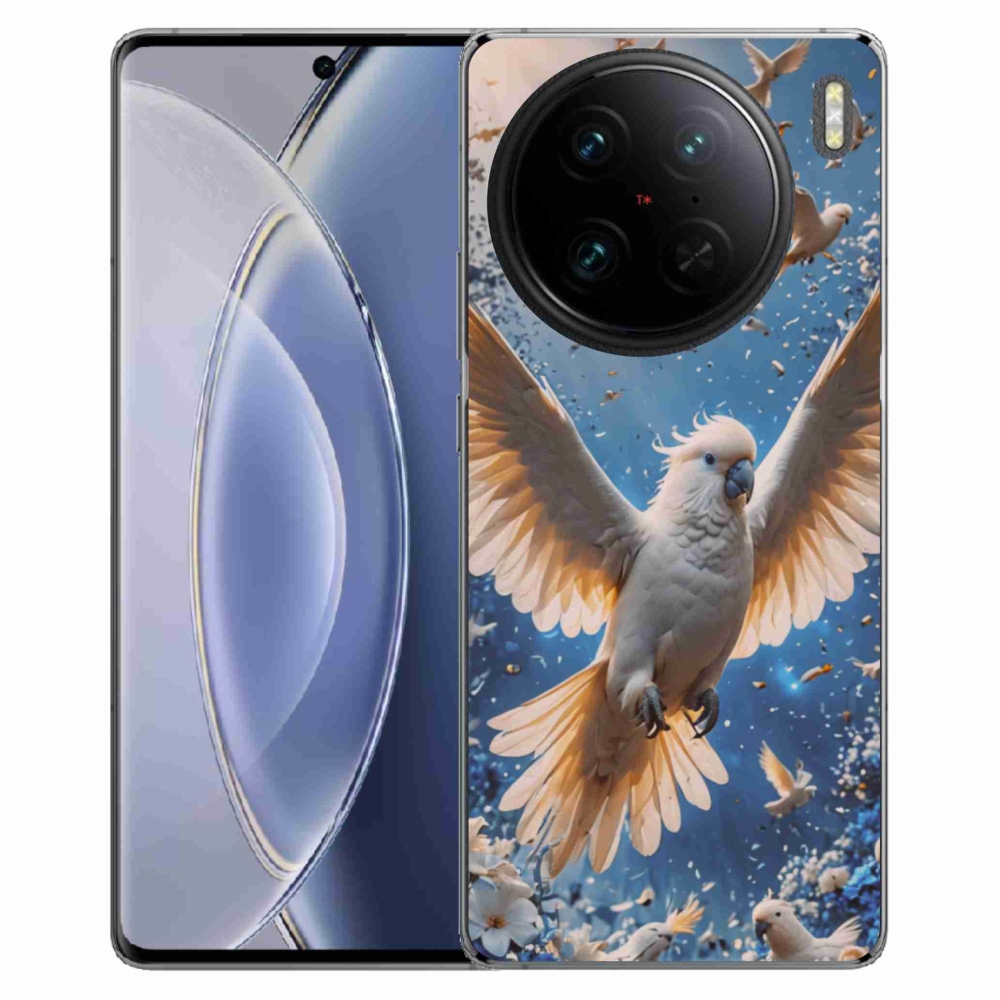 Gelový kryt mmCase na Vivo X90 Pro - papoušek kakadu