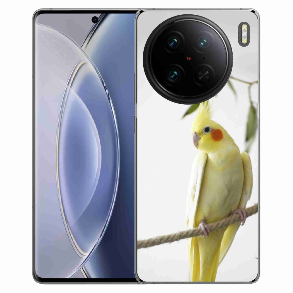 Gelový kryt mmCase na Vivo X90 Pro - papoušek korela chocholatá
