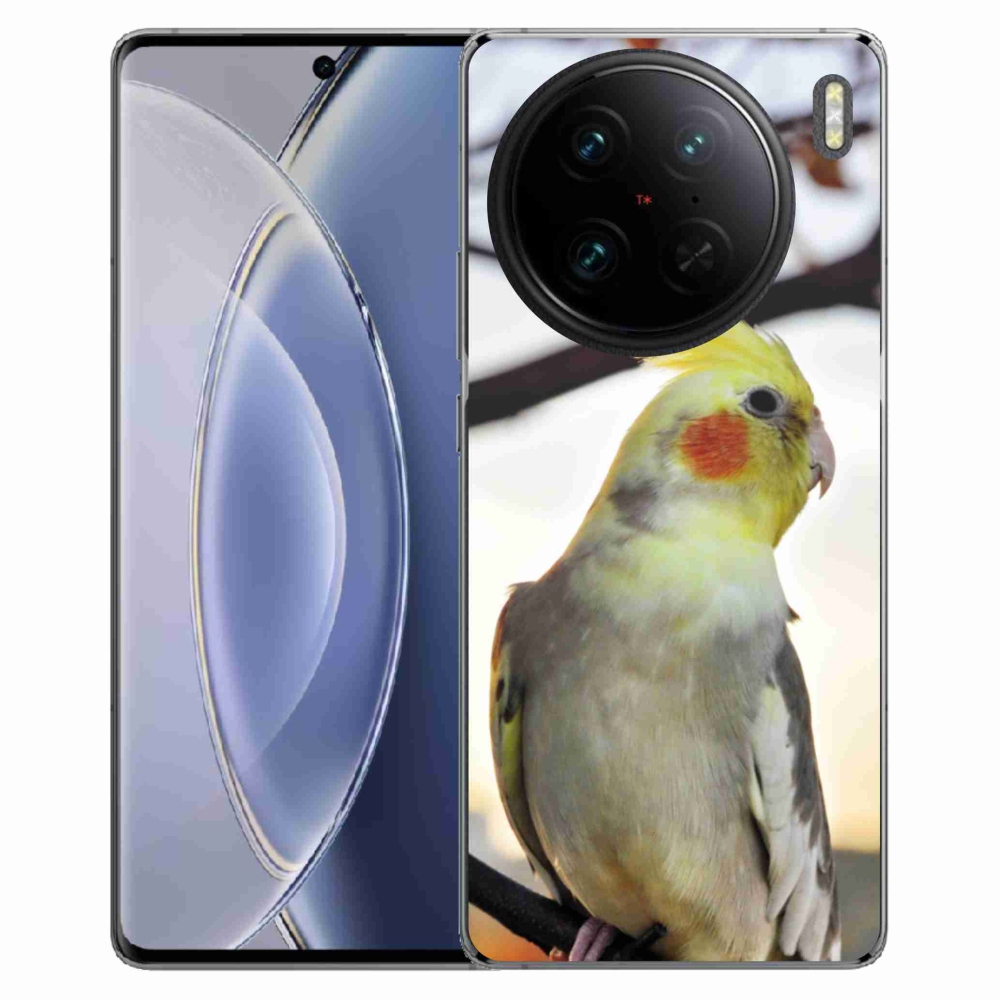 Gelový kryt mmCase na Vivo X90 Pro - papoušek korela