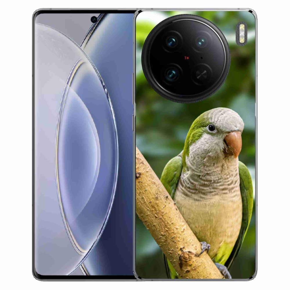 Gelový kryt mmCase na Vivo X90 Pro - papoušek mníšek