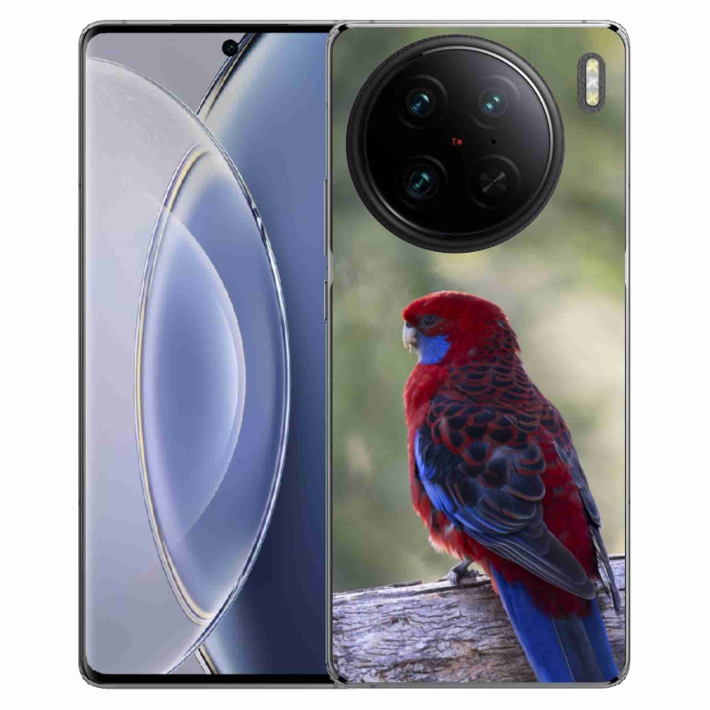 Gelový kryt mmCase na Vivo X90 Pro - papoušek rosela