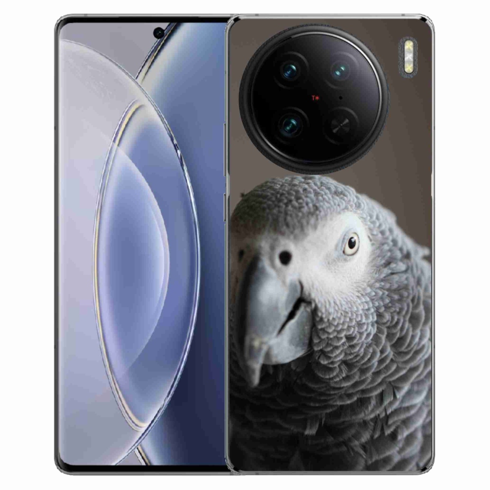 Gelový kryt mmCase na Vivo X90 Pro - papoušek žako 2