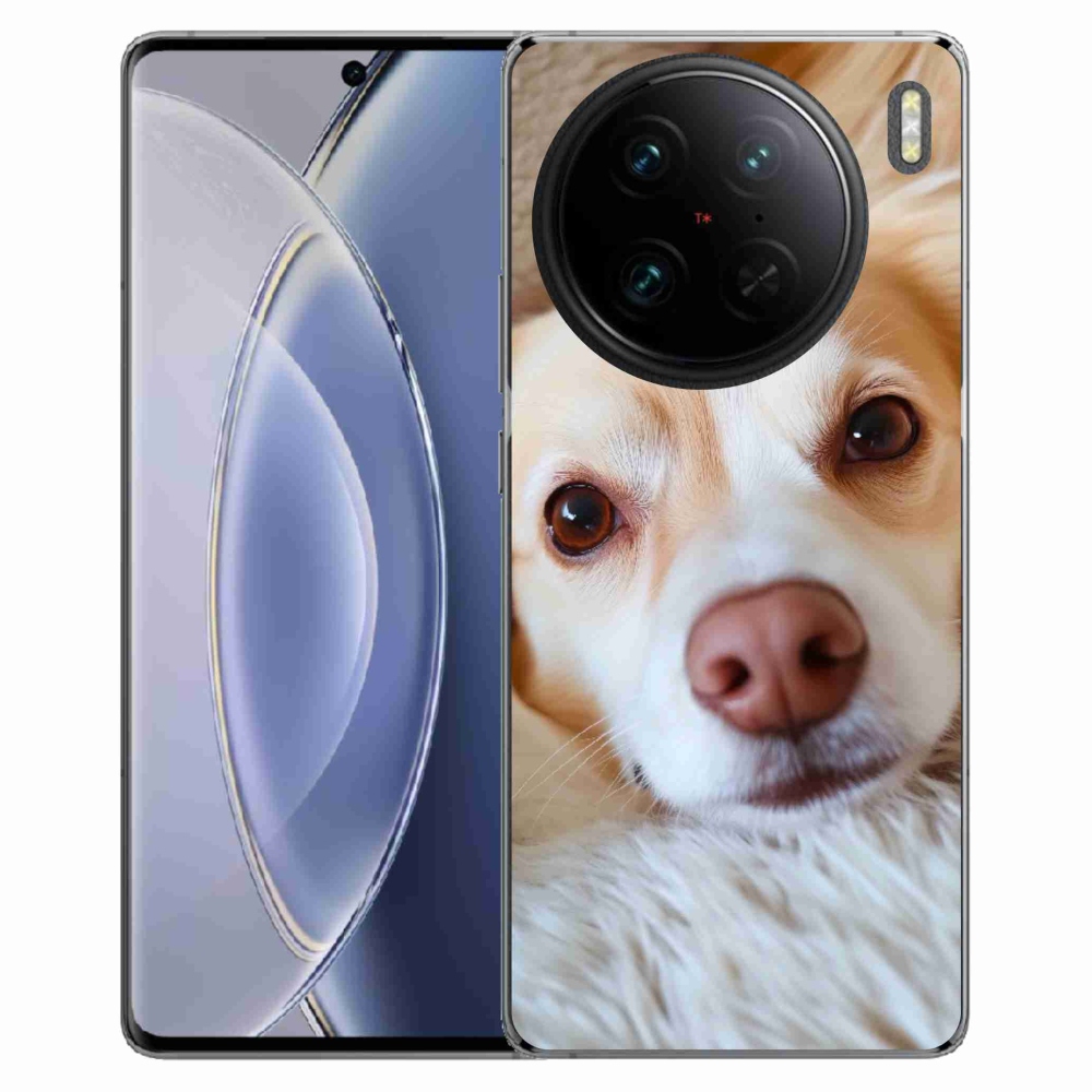 Gelový kryt mmCase na Vivo X90 Pro - Roztomilá čivava