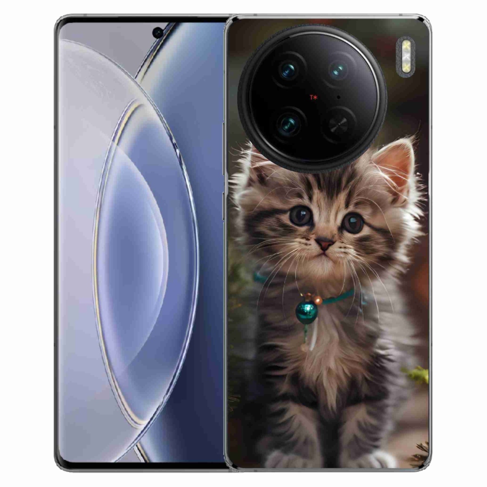 Gelový kryt mmCase na Vivo X90 Pro - roztomilé kotě 11