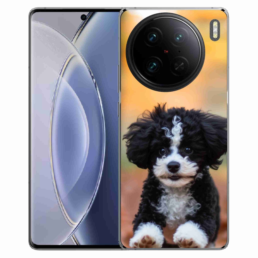 Gelový kryt mmCase na Vivo X90 Pro - roztomilé štěně 2