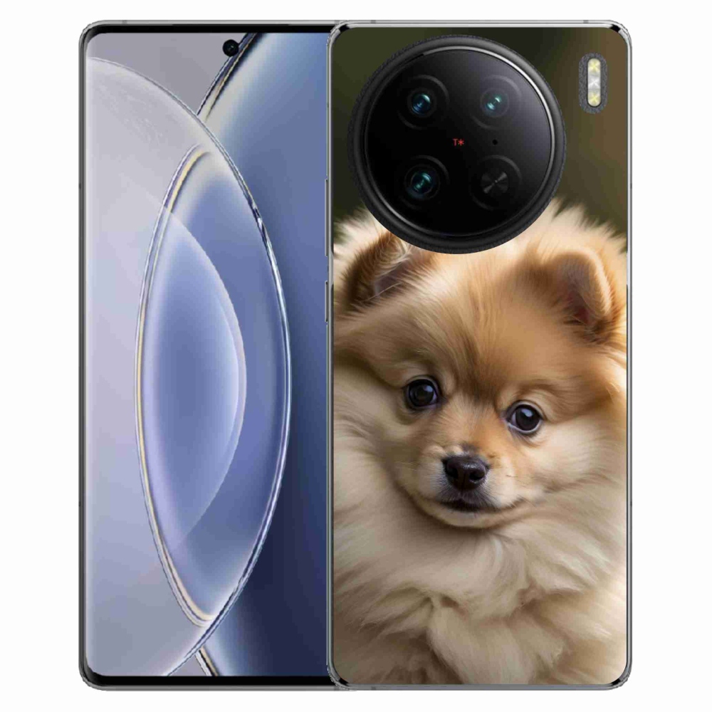 Gelový kryt mmCase na Vivo X90 Pro - roztomilý pomeranian 2