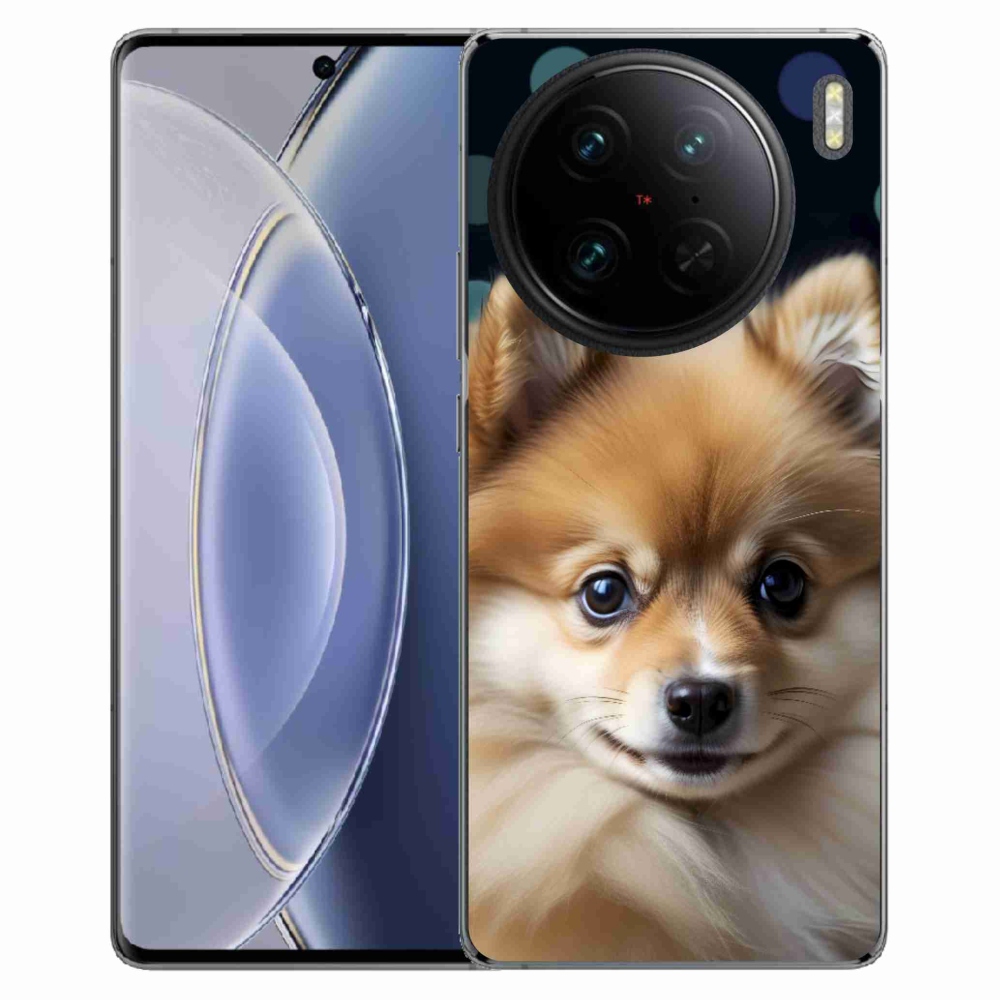Gelový kryt mmCase na Vivo X90 Pro - roztomilý pomeranian