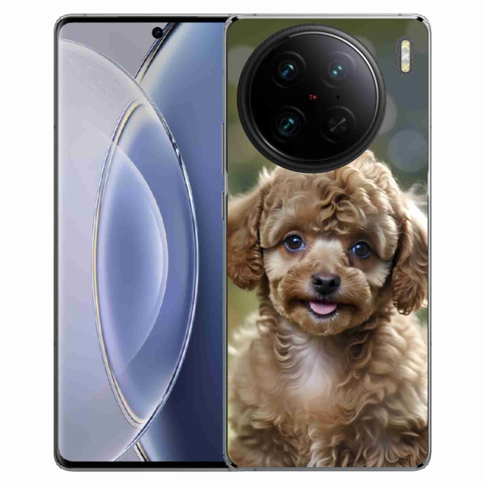 Gelový kryt mmCase na Vivo X90 Pro - roztomilý pudl