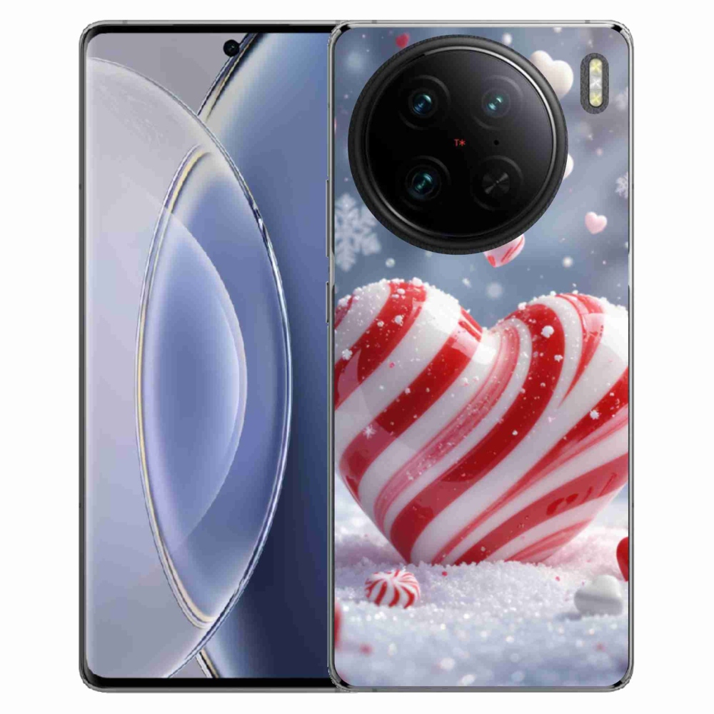 Gelový kryt mmCase na Vivo X90 Pro - sladké srdce