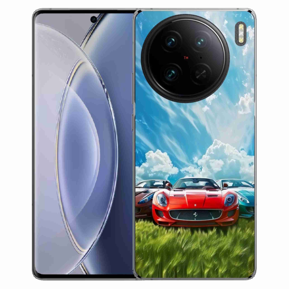 Gelový kryt mmCase na Vivo X90 Pro - sportovní vozy