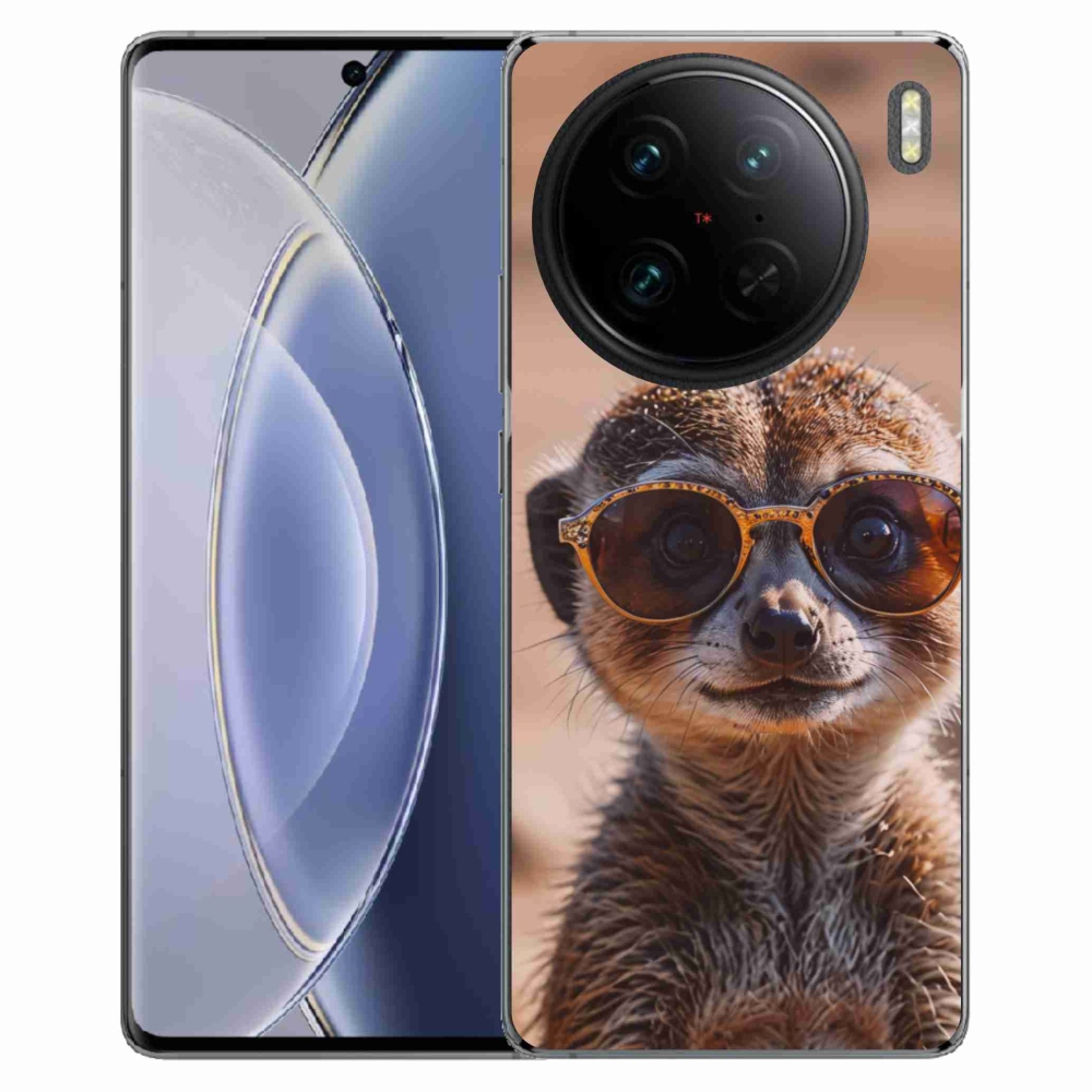 Gelový kryt mmCase na Vivo X90 Pro - stylová surikata