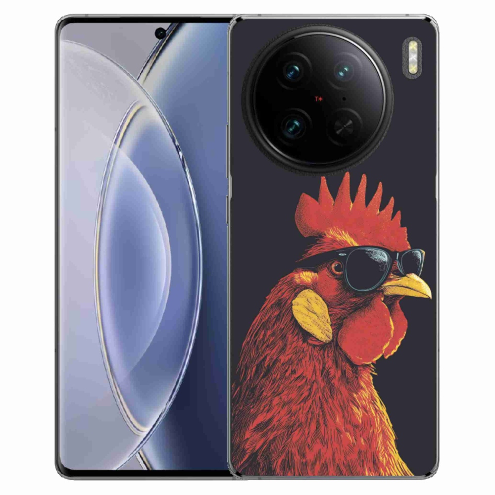 Gelový kryt mmCase na Vivo X90 Pro - stylový kohout