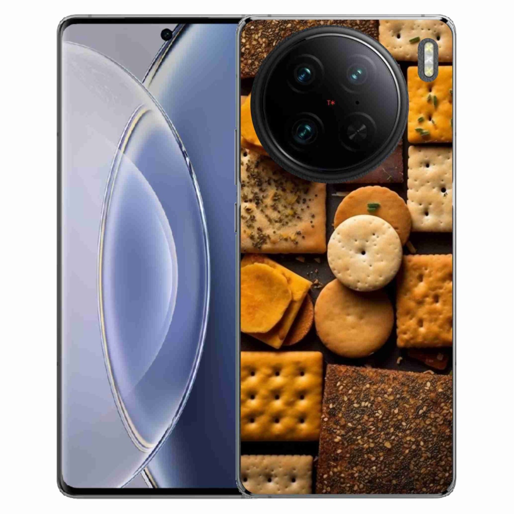 Gelový kryt mmCase na Vivo X90 Pro - sušenky