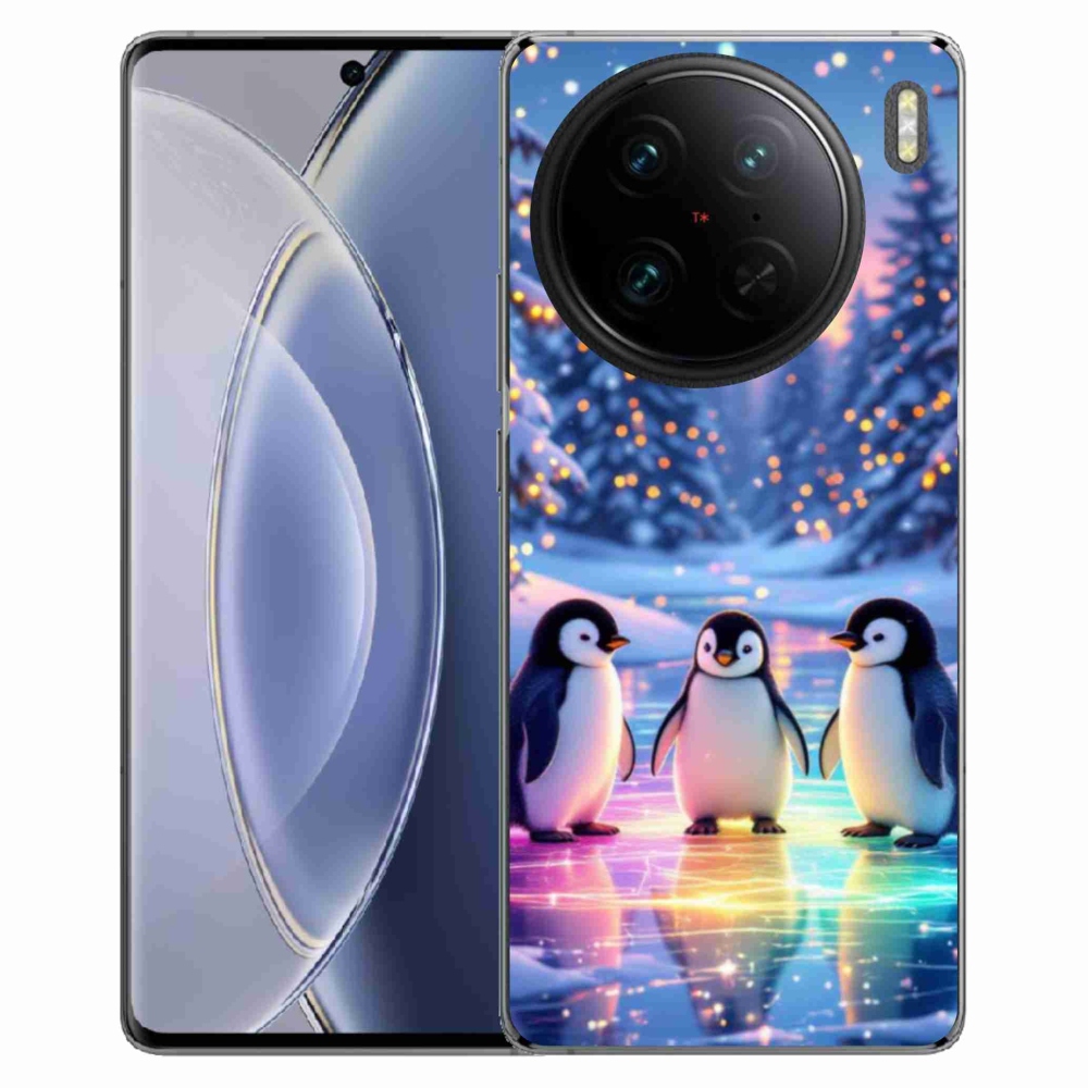 Gelový kryt mmCase na Vivo X90 Pro - tučnáci