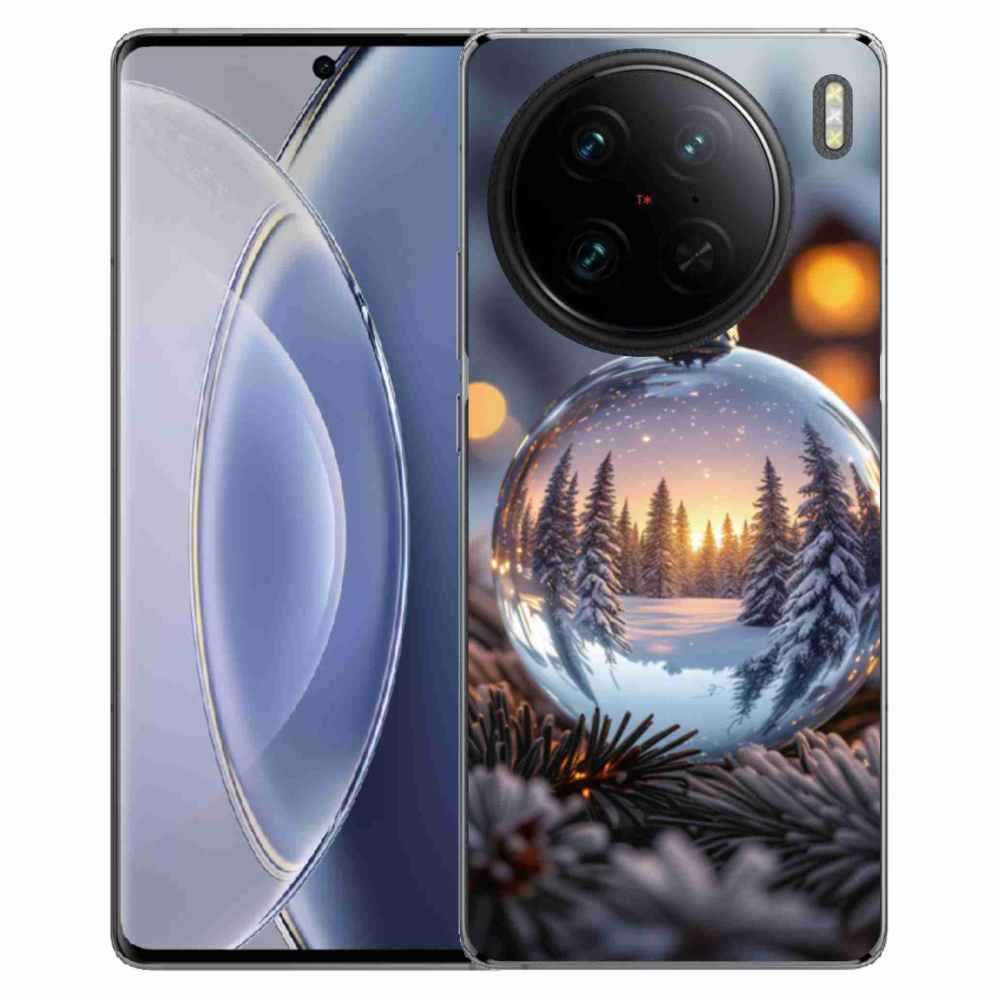 Gelový kryt mmCase na Vivo X90 Pro - vánoční ozdoba