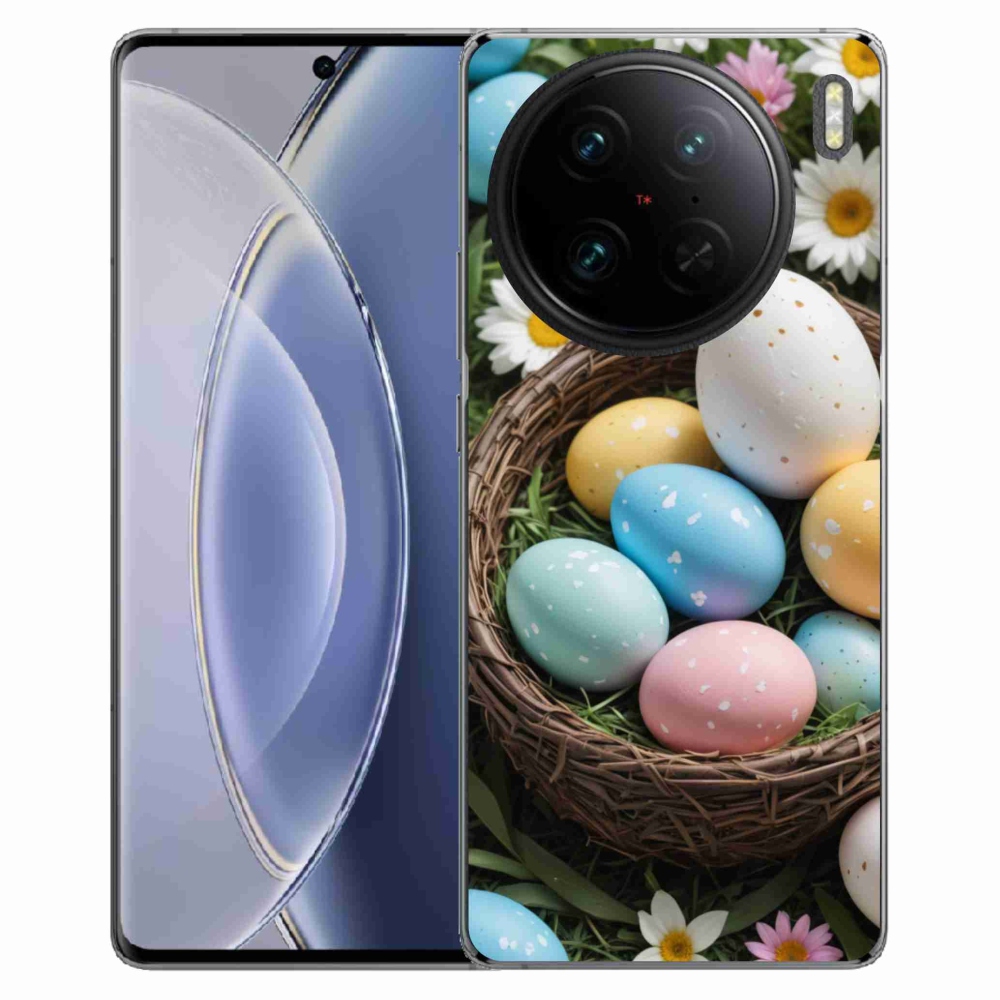 Gelový kryt mmCase na Vivo X90 Pro - velikonoční vajíčka 2