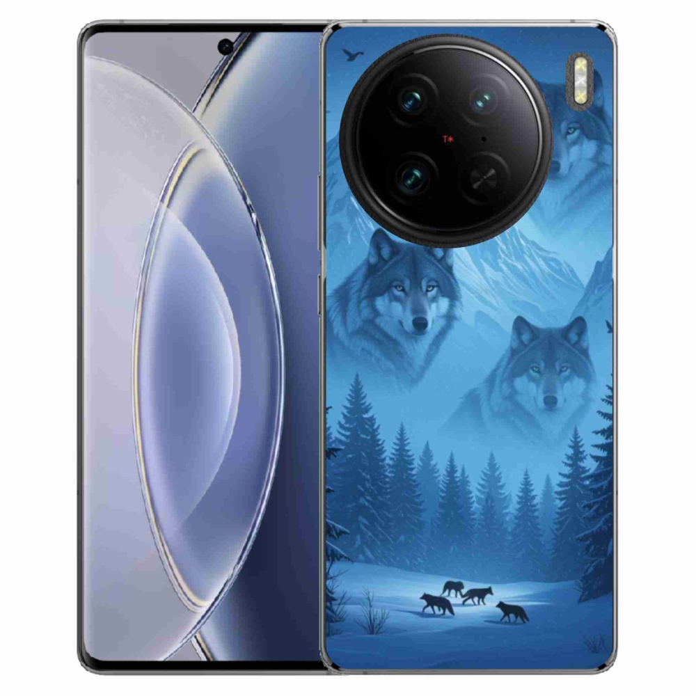 Gelový kryt mmCase na Vivo X90 Pro - vlčí smečka