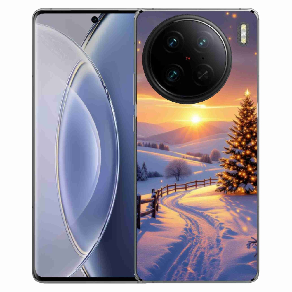 Gelový kryt mmCase na Vivo X90 Pro - zimní krajina