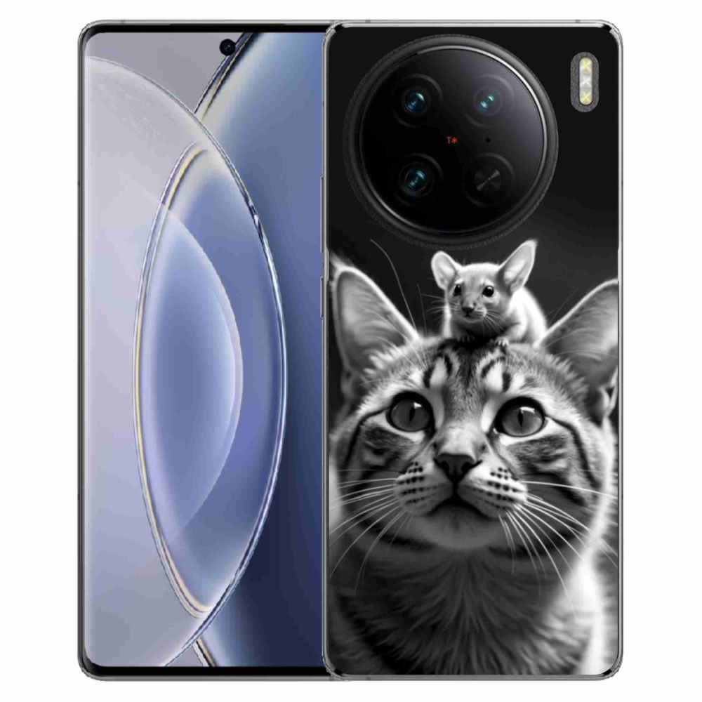 Gelový kryt mmCase na Vivo X90 Pro - zvířecí přátelství 2