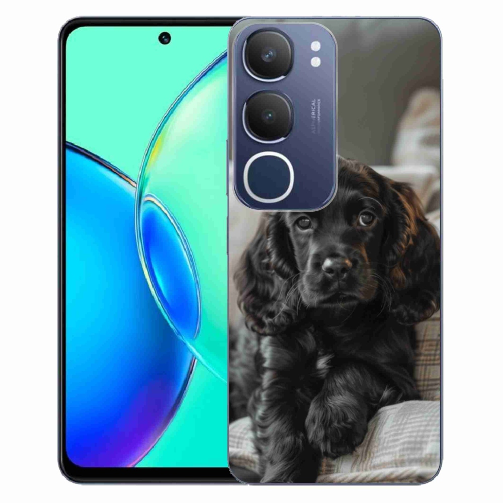 Gelový kryt mmCase na Vivo Y19S - anglický kokršpaněl