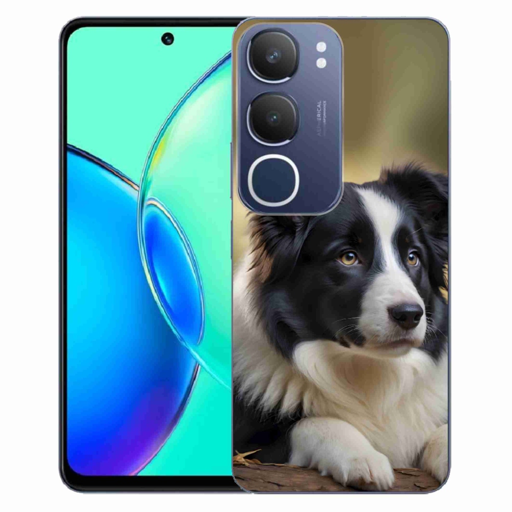 Gelový kryt mmCase na Vivo Y19S - border kolie 2