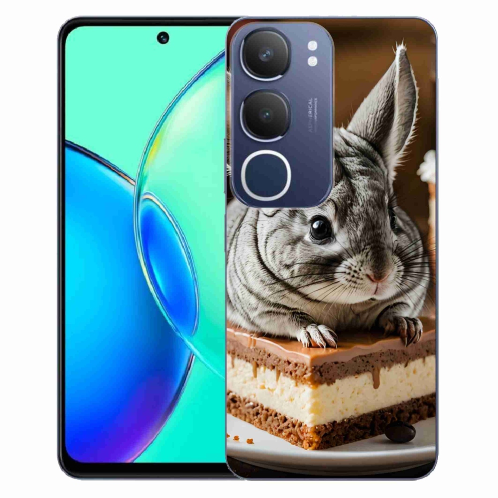 Gelový kryt mmCase na Vivo Y19S - činčila