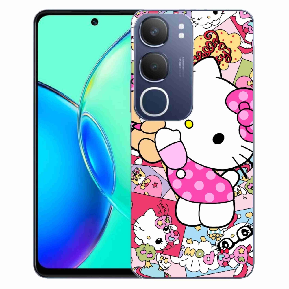 Gelový kryt mmCase na Vivo Y19S - cute kitty