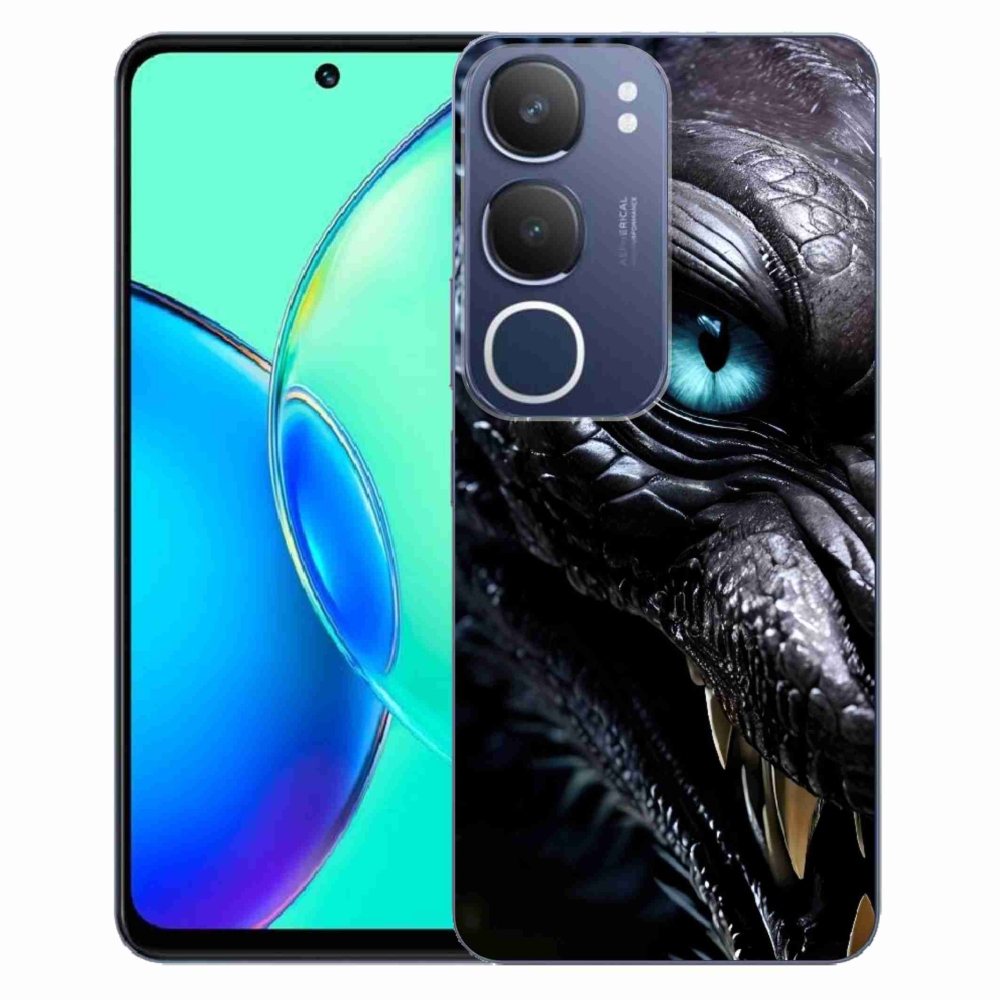 Gelový kryt mmCase na Vivo Y19S - dračí pohled