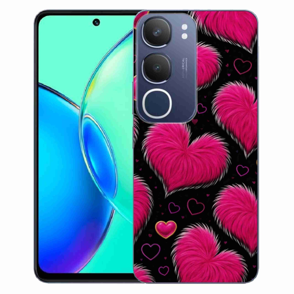 Gelový kryt mmCase na Vivo Y19S - hebká srdce