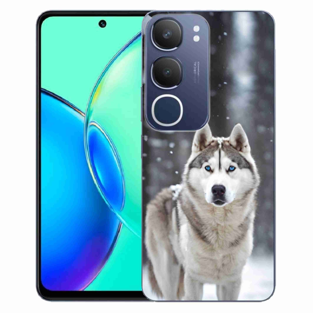 Gelový kryt mmCase na Vivo Y19S - husky 2
