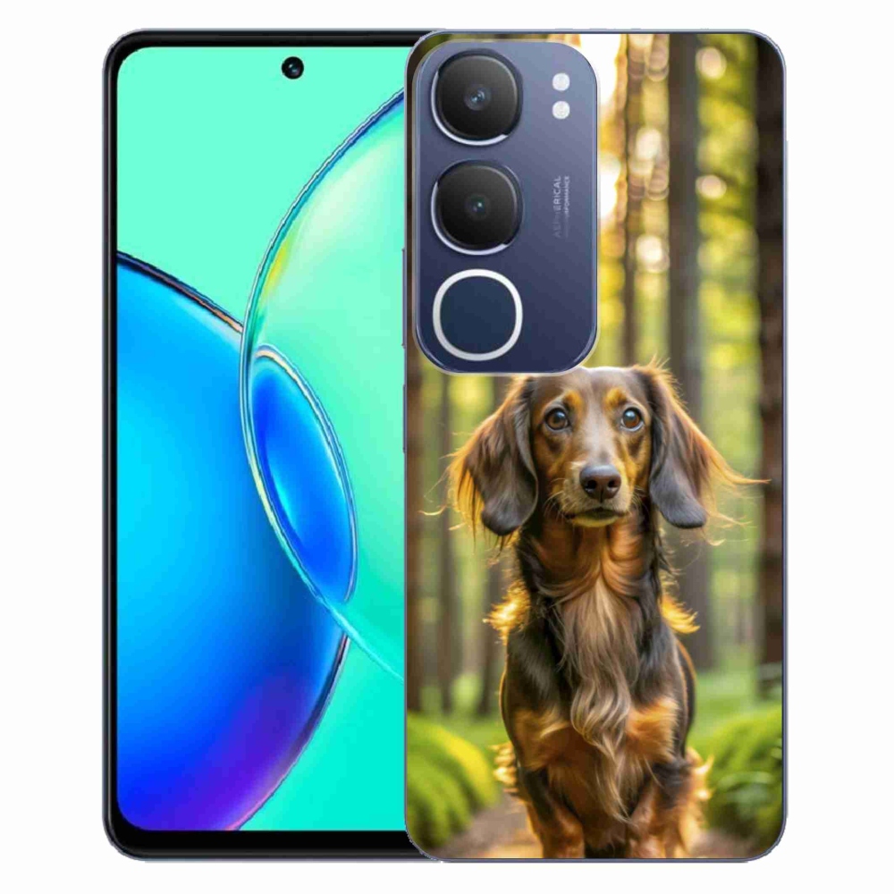 Gelový kryt mmCase na Vivo Y19S - jezevčík 4