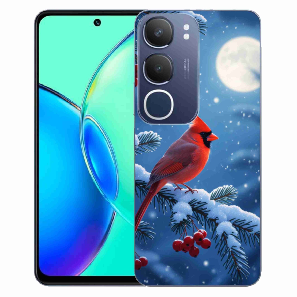 Gelový kryt mmCase na Vivo Y19S - kardinál červený