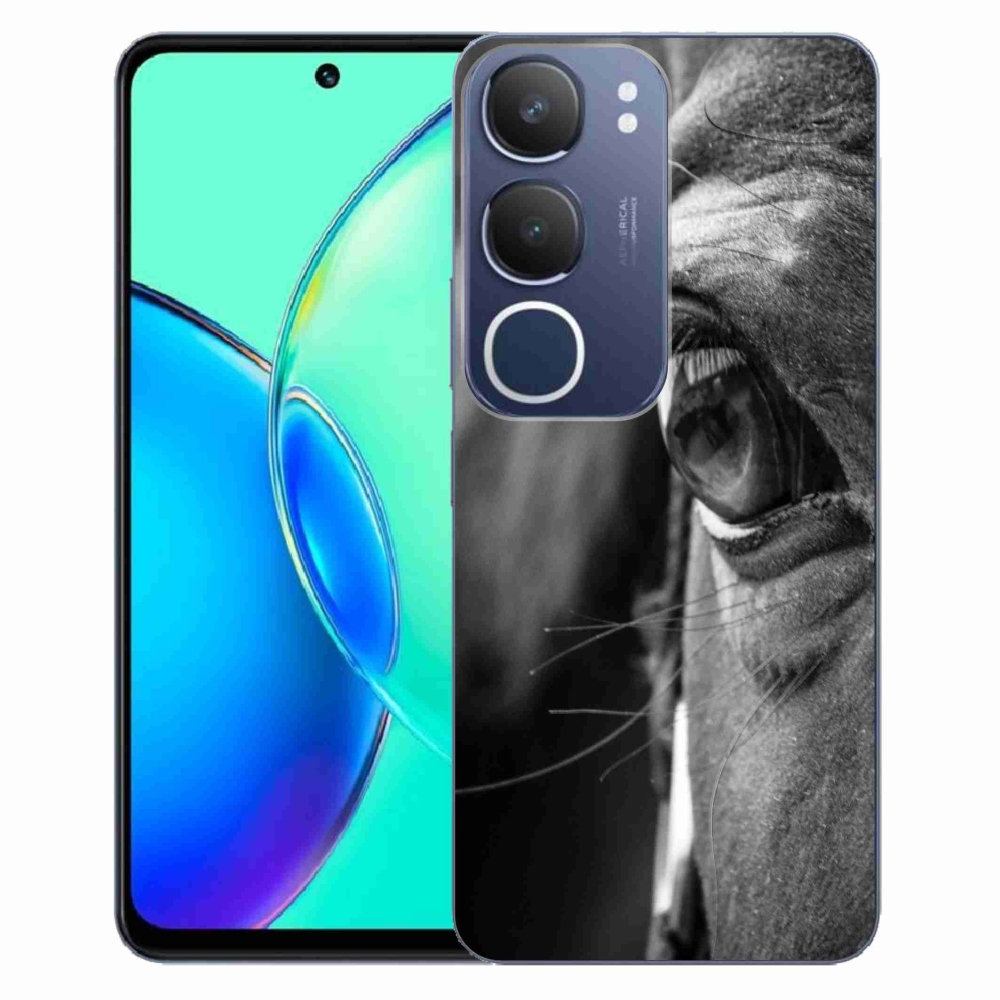 Gelový kryt mmCase na Vivo Y19S - koňský pohled
