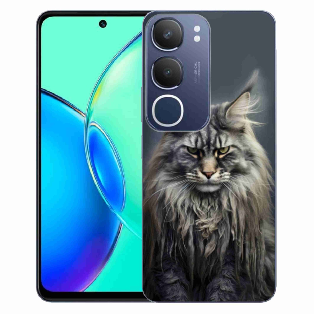 Gelový kryt mmCase na Vivo Y19S - kočíčí pohled 4