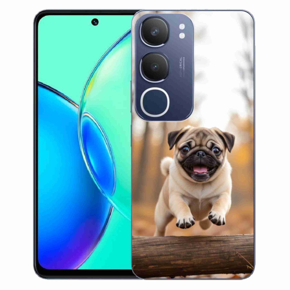 Gelový kryt mmCase na Vivo Y19S - mops 2