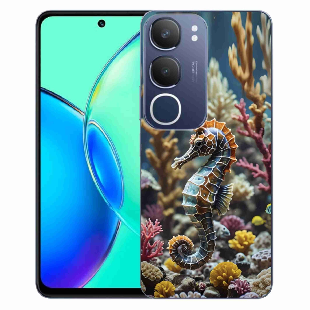 Gelový kryt mmCase na Vivo Y19S - mořský koník 2