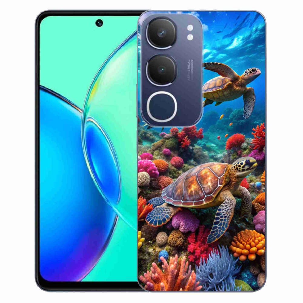 Gelový kryt mmCase na Vivo Y19S - mořský svět 2