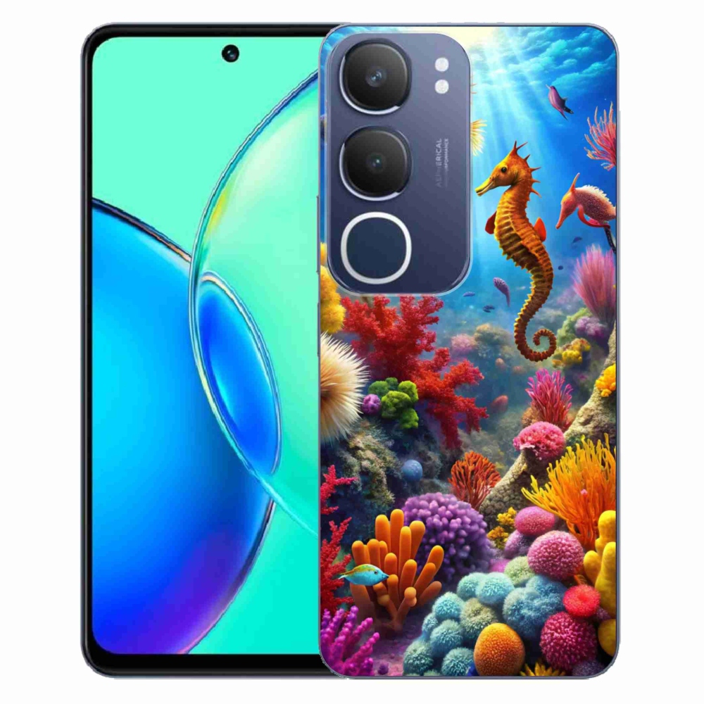 Gelový kryt mmCase na Vivo Y19S - mořský svět 3