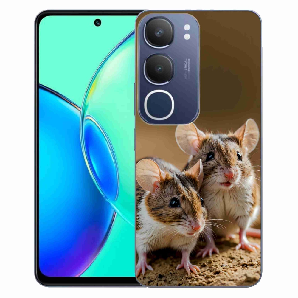 Gelový kryt mmCase na Vivo Y19S - myší duo