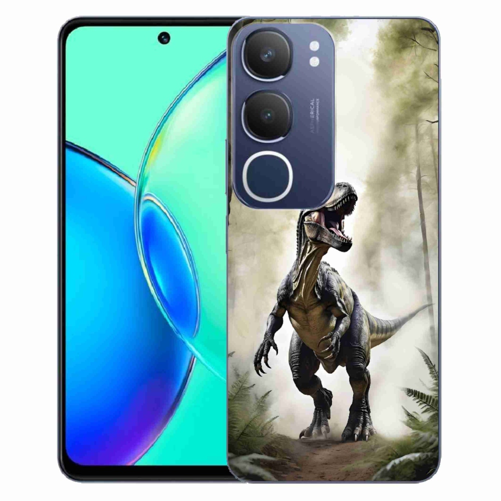 Gelový kryt mmCase na Vivo Y19S - naštvaný T-Rex