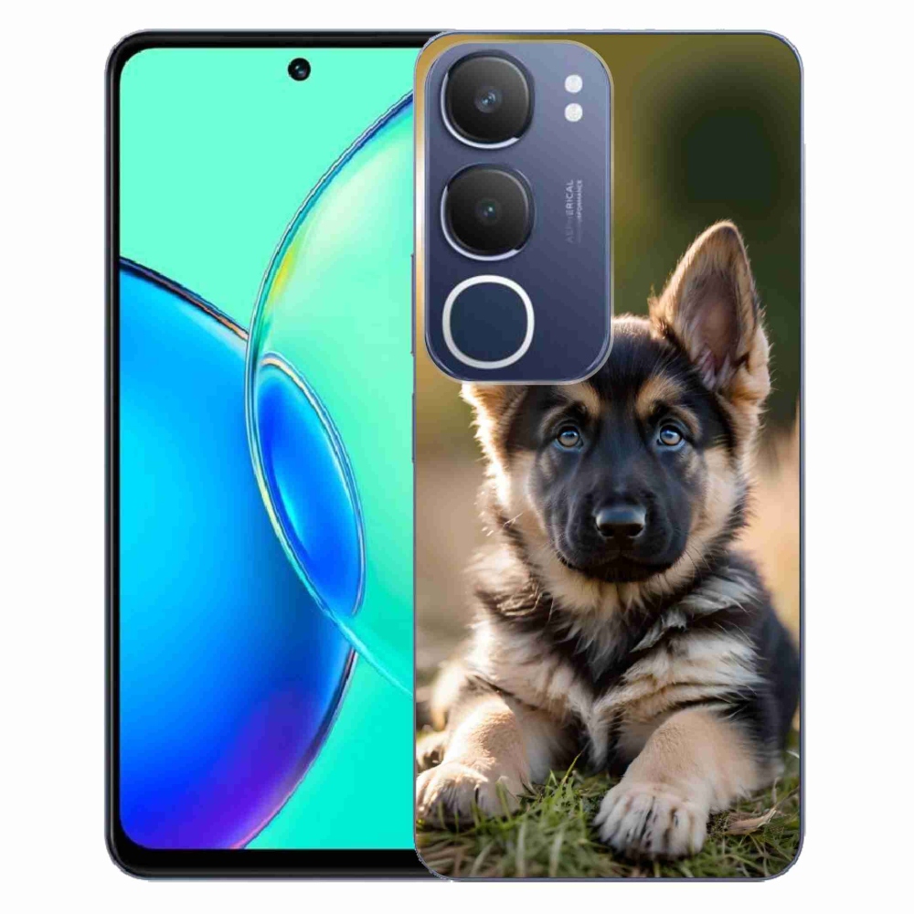 Gelový kryt mmCase na Vivo Y19S - německý ovčák v přírodě