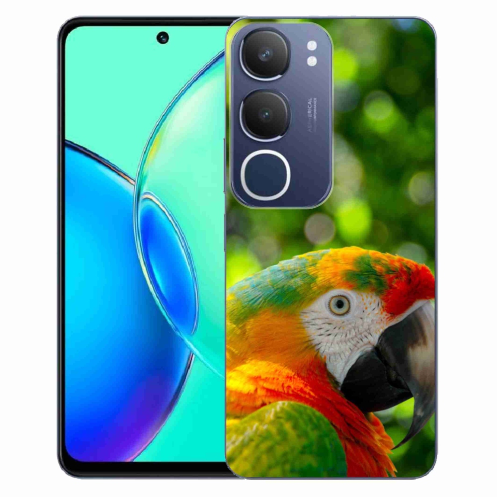 Gelový kryt mmCase na Vivo Y19S - papoušek ara 3