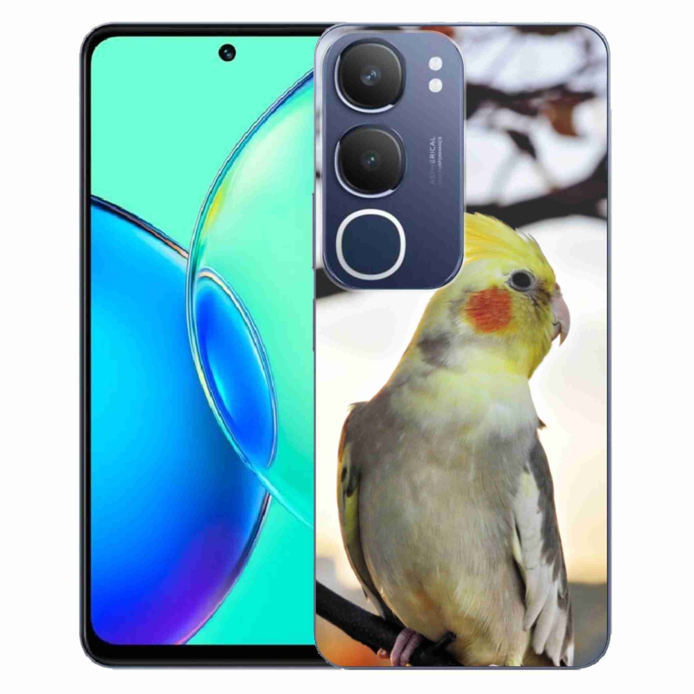 Gelový kryt mmCase na Vivo Y19S - papoušek korela