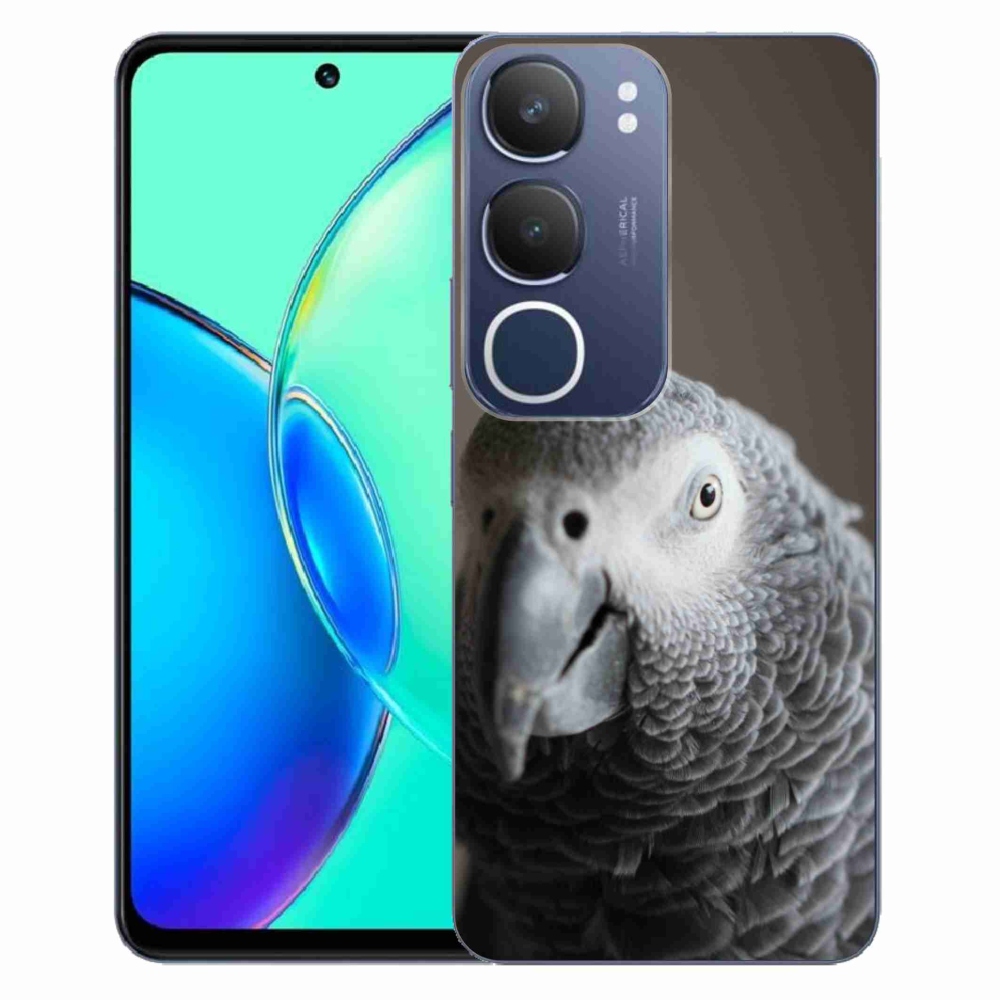 Gelový kryt mmCase na Vivo Y19S - papoušek žako 2