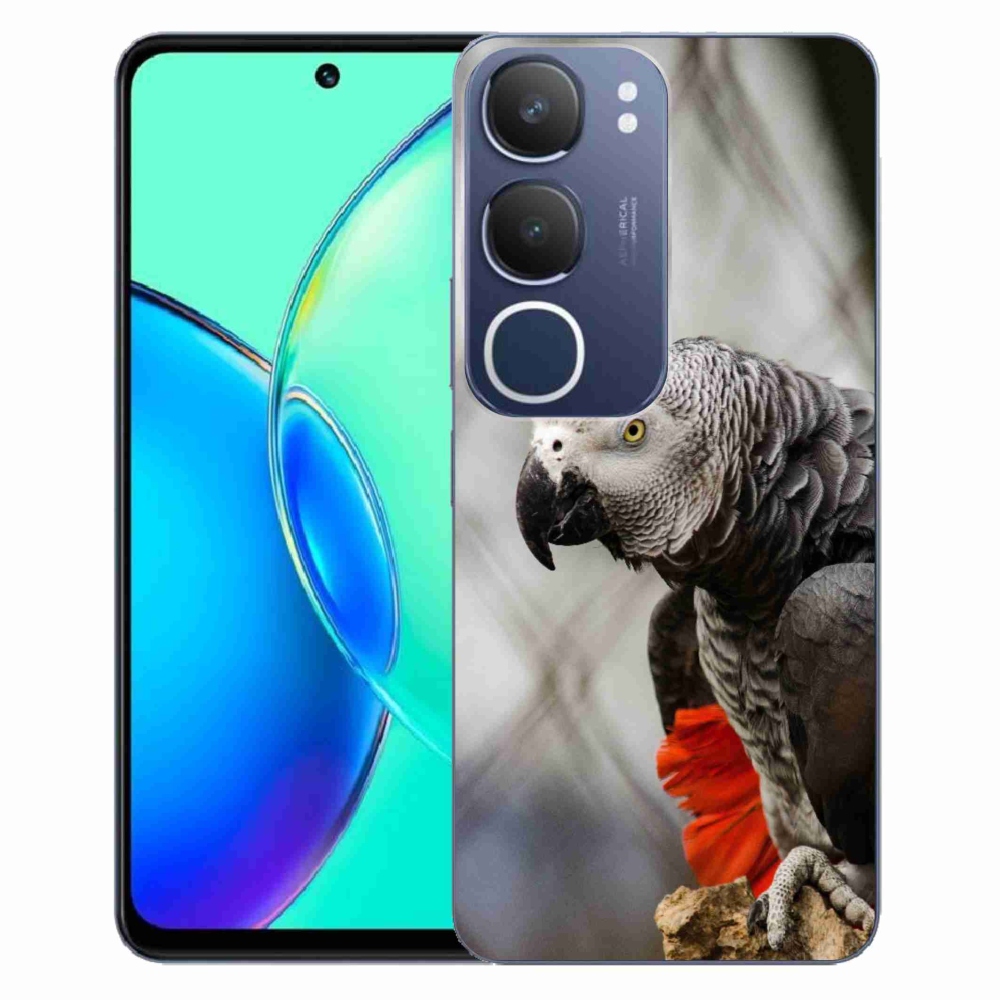 Gelový kryt mmCase na Vivo Y19S - papoušek žako 3