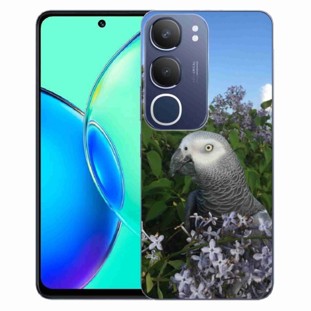Gelový kryt mmCase na Vivo Y19S - papoušek žako