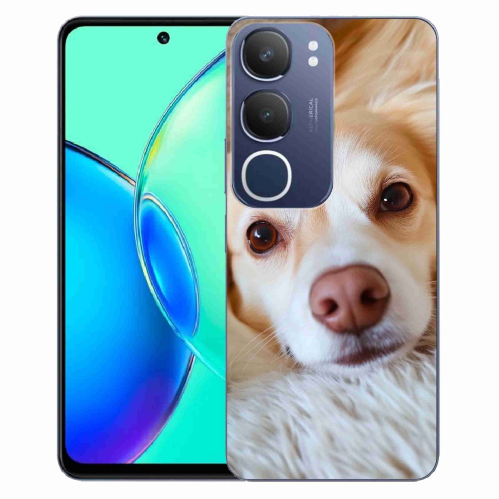 Gelový kryt mmCase na Vivo Y19S - Roztomilá čivava