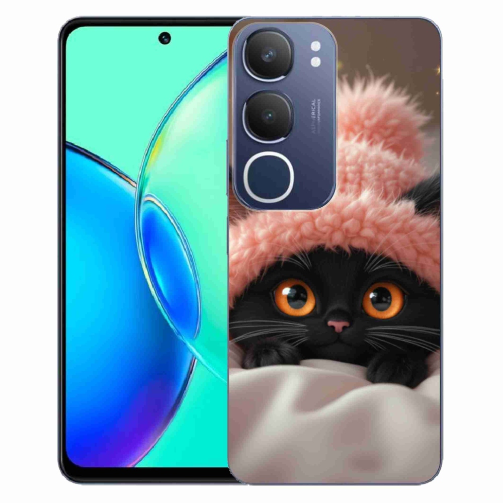 Gelový kryt mmCase na Vivo Y19S - roztomilé kotě 7